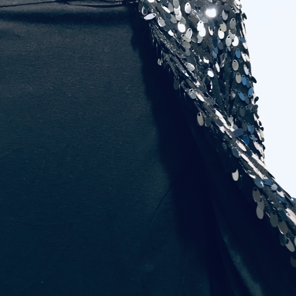 Holiday Women's Black Evening Jacket Sequence INC - Picture 6 of 8